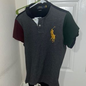 Mesh Multi Color Polo(worn several times)